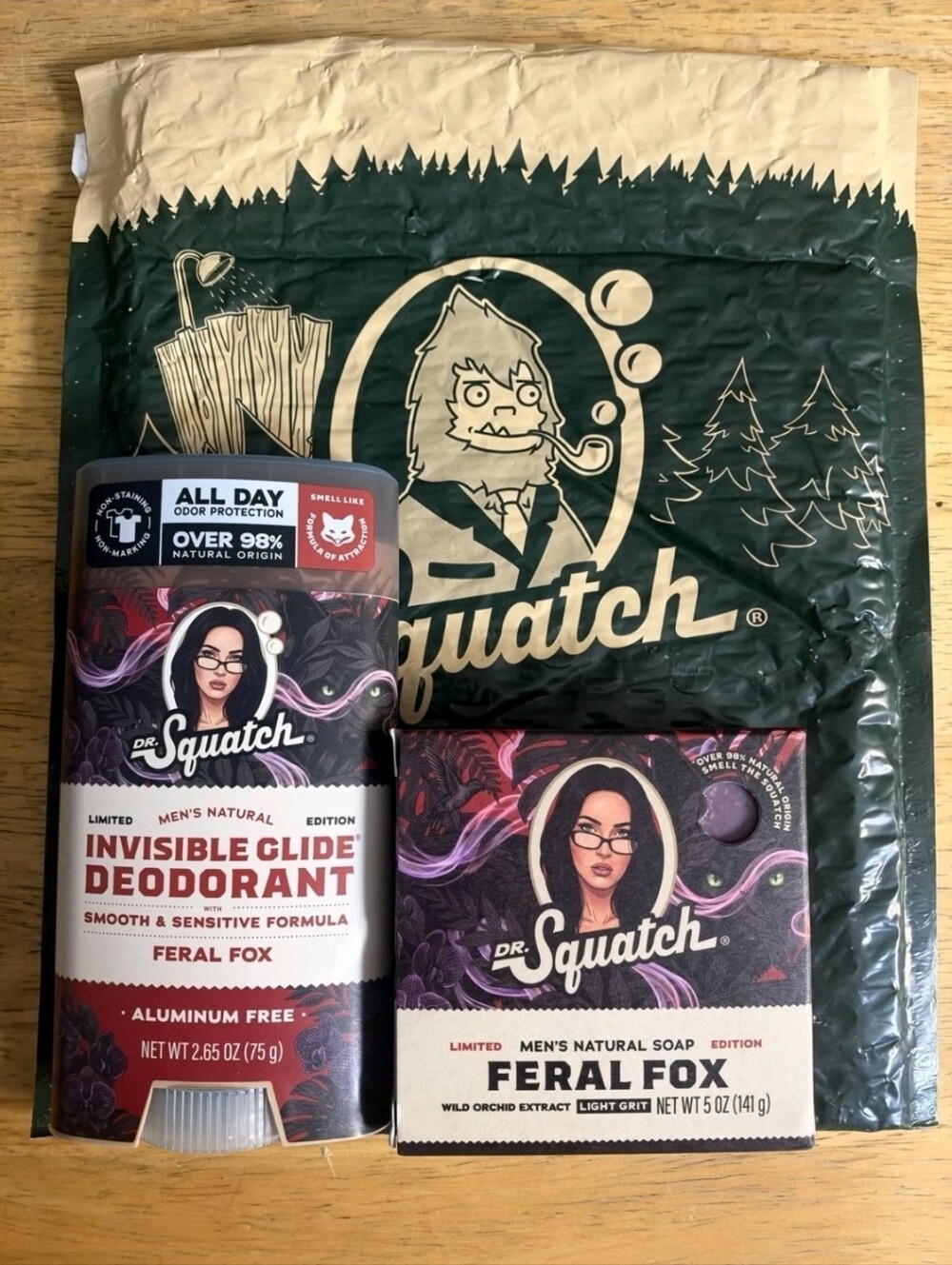Dr Squatch Megan Fox “Feral Fox” Limited Edition Duo
